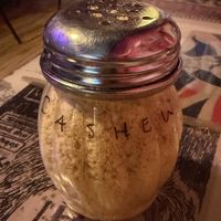 cashew parmesan!  at Pizza Head in St Louis