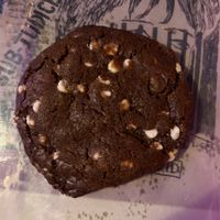 jumbo triple chocolate chip cookie!  at Pizza Head in St Louis