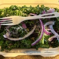 vegan kale caesar salad!  at Pizza Head in St Louis