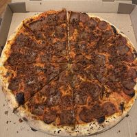 Meat lovers pizza  at Pizza Head in St Louis