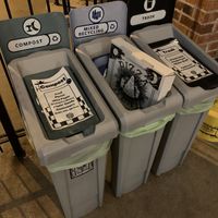 Exterior (compost, trash, recycling)  at Pizza Head in St Louis