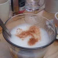 Amandel-kaneel latte
 at Imagine in Middelburg