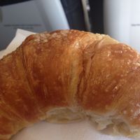the croissant with marmelade inside at FCO - Chef Express - T1 in Fiumicino
