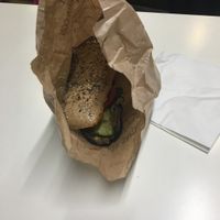 Hot vegan panini at FCO - Chef Express - T1 in Fiumicino
