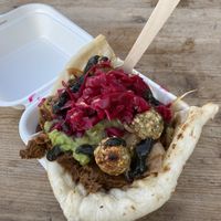 Lamb-style sunday ‘roast'  at Mocky-D in Nottingham