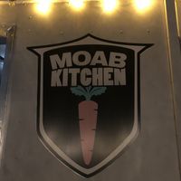 Food truck sign at Moab Kitchen in Moab