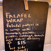 Falafel Wrap at Moab Kitchen in Moab