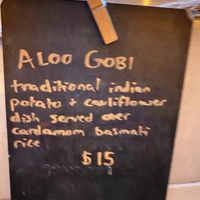 Aloo Gobi at Moab Kitchen in Moab