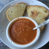 Grilled cheese and tomato soup  at Moab Kitchen in Moab