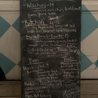 Menu  at Moab Kitchen in Moab