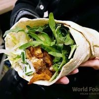 ";chicken"; Wrap (Sojageschnetzeltes) at World Food Trip - Food Truck in Saarbrucken