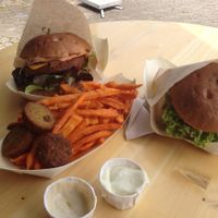 Burger & Sweetpotato Fries at World Food Trip - Food Truck in Saarbrucken