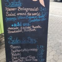 Menu part 1 at World Food Trip - Food Truck in Saarbrucken