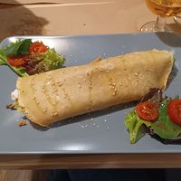 Crep con queso de tofu at Setembre in Molins De Rei