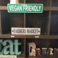 Inside decorations at Farmhouse Greens in Catonsville