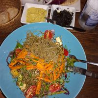 The soba dish from the specials board at Integral in Formentera