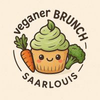 New logo at Vegan Brunch Saarlouis Potluck in Saarlouis