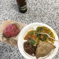 I started eating before I took the photo at Krishna Food - Pipitea Campus in Wellington