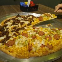 Half paulista, half da casa at Opte Pizzas in Curitiba