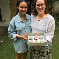 The lovely Arielle! at Thyme and Caramel in Canggu