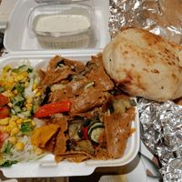 Veganer Gemüse Döner Teller mit Reis (Lieferung) at Sevil in Augsburg