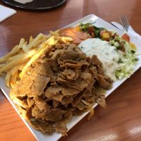 Veganer Dönerteller at Sevil in Augsburg