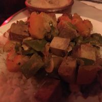 Thai tofu curry  at Tender Bar in Barcelona