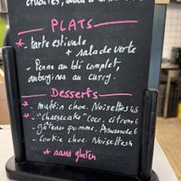 Menu of the day  at Le Triple V in Caen