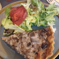 Tarte aubergine at Le Triple V in Caen
