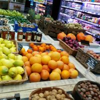 produce section at LIV Organic & Natural Food Market in Liverpool