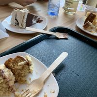 Oreo and Blueberry/Raspberry cake remnants!   at LIV Organic & Natural Food Market in Liverpool