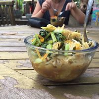 some of the nicest food I've had in Bali! 35,000 rupiah   at 9 Angels Warung in Ubud