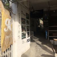 Into the alley at 9 Angels Warung in Ubud