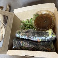 Spring rolls   at Foodstock  in Bratislava