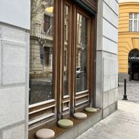 Outside seating   at Foodstock  in Bratislava