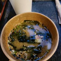 Miso soup at Foodstock  in Bratislava