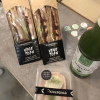 Vege Tofu mochi and drink   at Foodstock  in Bratislava