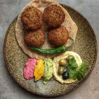 hummus at Foodstock  in Bratislava