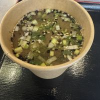 Miso soupp  at Foodstock  in Bratislava