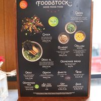Menu at Foodstock  in Bratislava