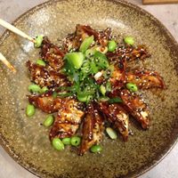 Vegan gyoza at Foodstock  in Bratislava