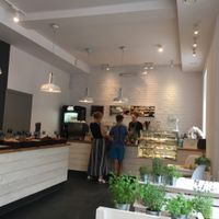 cafe inside  at Naturalny Sklepik in Krakow