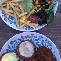 Nuggets & Falafel at Petite Sophie in Mahon