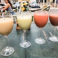 Fresh juices 😍 at Petite Sophie in Mahon