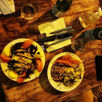 Salads at Petite Sophie in Mahon