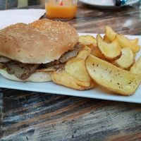 Seitan Sandwich at Petite Sophie in Mahon