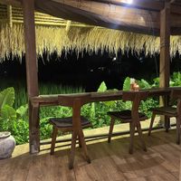 Dinner view  at Atman Nourish Kafe in Ubud