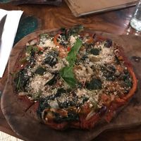 Vegan GF Pizza at Atman Nourish Kafe in Ubud