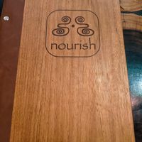 Front of menu for Atman Nourish Kafe (Dec-2019) at Atman Nourish Kafe in Ubud