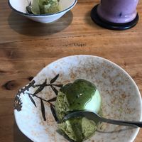 matcha icecream at Vegan Kitchen in Ho Chi Minh City
